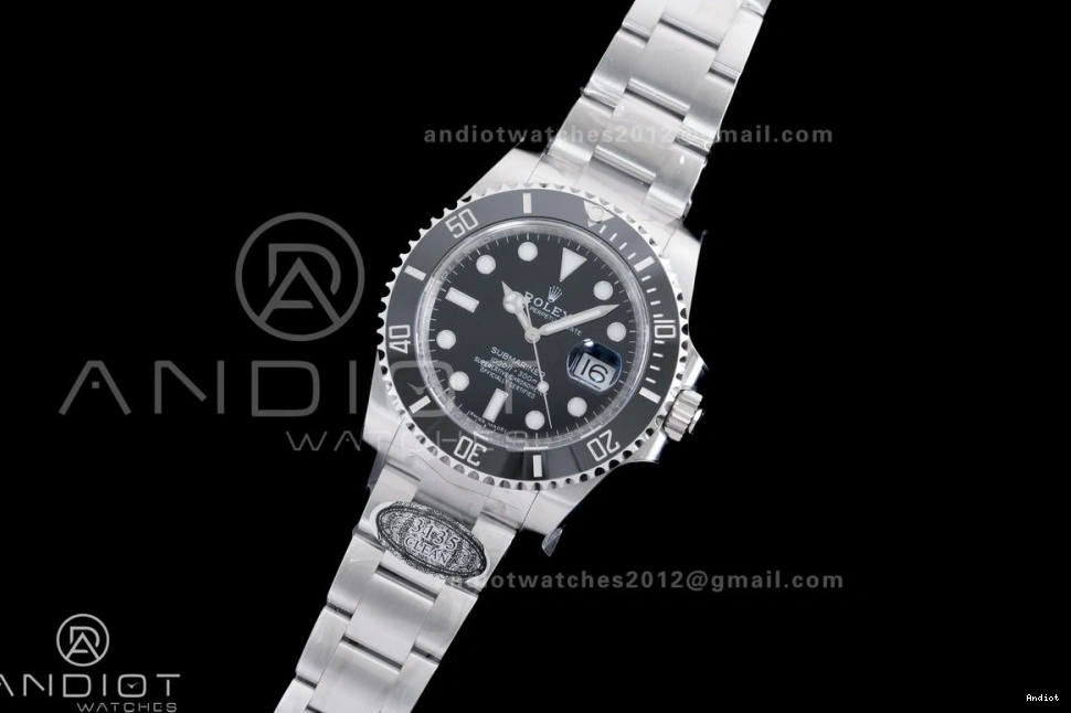 Bracelet on Clean 116610 LN SA3135 Ceramic 904L Best Submariner Black SS Edition 1:1 0428